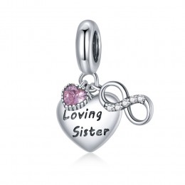 Talisman argint Loving Sister